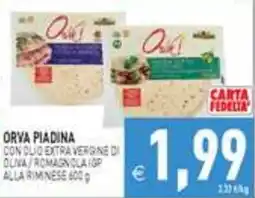 Iperfamily Orva piadina offerta