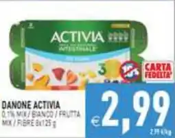 Iperfamily Danone Activia Mix Bianco Frutta offerta