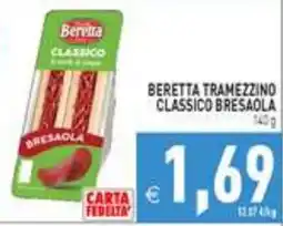 Iperfamily Beretta tramezzino classico bresaola offerta