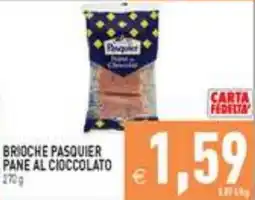 Iperfamily Brioche Pasquier pane al cioccolato offerta