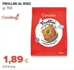 Tigre Amico Frollini al riso Consilia offerta