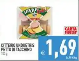 Iperfamily Citterio unduetris petto di tacchino offerta