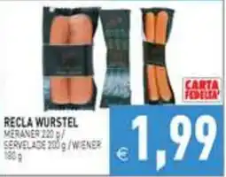 Iperfamily Recla wurstel offerta