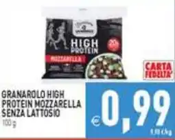 Iperfamily Granarolo High Protein Mozzarella senza lattosio offerta