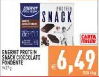 Enervit protein snack cioccolato fondente
