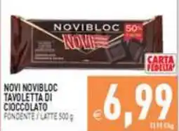 Iperfamily Novi Novibloc Tavoletta di cioccolato offerta