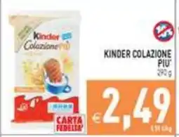 Iperfamily Kinder Colazione Più offerta