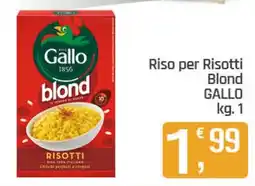 Ottimo Market Riso per Risotti Blond Gallo offerta