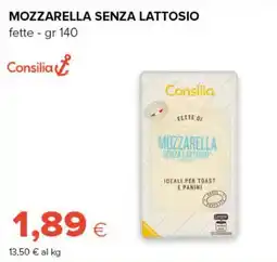 Tigre Amico Mozzarella senza lattosio Consilia offerta