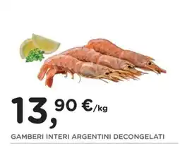 Poli Gamberi interi argentini decongelati offerta
