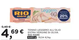 Poli Tonno leggero all’olio extra vergine di oliva Rio Mare offerta