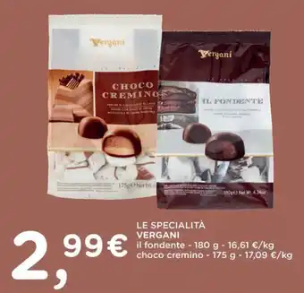 Le specialità Vergani