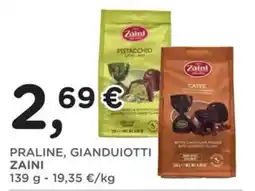 Poli Praline, gianduiotti Zaini offerta