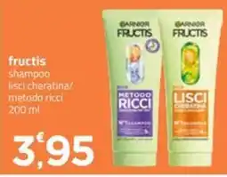 Bravo Casa Fructis shampoo lisci cheratina/metodo ricci offerta