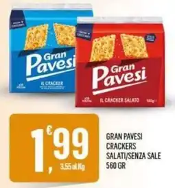Vibian Gran Pavesi crackers salati offerta