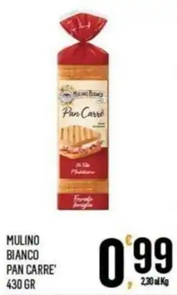 Vibian Mulino Bianco Pan Carre' offerta