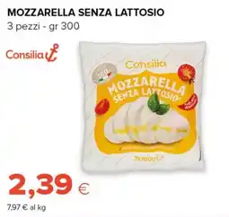 Tigre Amico Mozzarella senza lattosio Consilia offerta