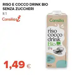 Tigre Amico Consilia riso cocco drink Bio offerta