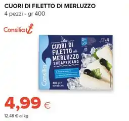 Tigre Amico Cuori di filetto di merluzzo Consilia offerta