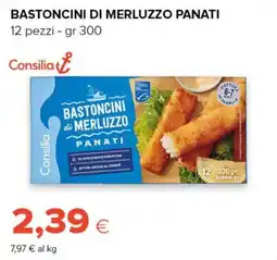 Tigre Amico Bastoncini di merluzzo panati Consilia offerta