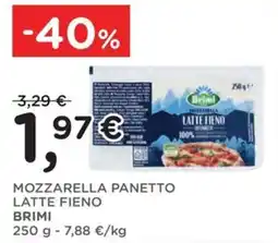Poli Mozzarella panetto latte fieno Brimi offerta