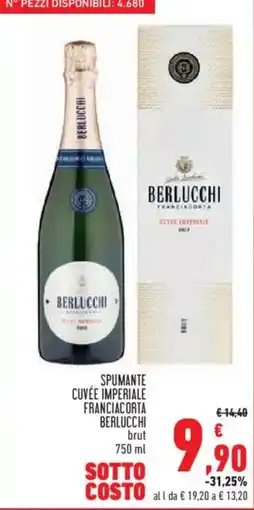 Conad Superstore Spumante cuvée imperiale franciacorta berlucchi brut offerta