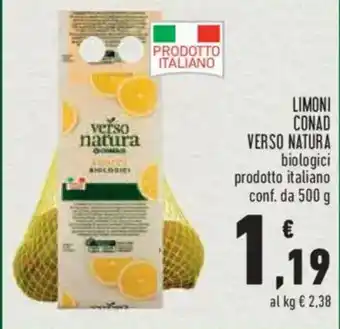 Limoni Conad verso natura biologici