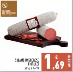 Conad Superstore Salame ungherese Fiorucci offerta