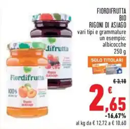 Conad Superstore Fiordifrutta Rigoni di Asiago offerta