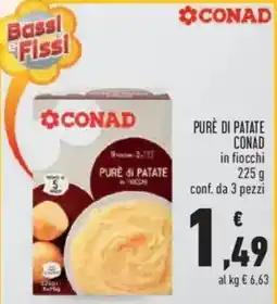 Conad Superstore Purè di patate Conad in fiocchi offerta