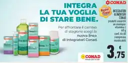 Conad Superstore Integratori alimentari Conad offerta