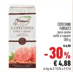 Conad Superstore Cotechino Fiorucci offerta