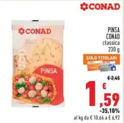 Conad Superstore Pinsa Conad classica offerta