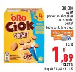 Conad Superstore Oro Ciok Pocket offerta