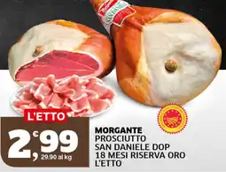 Sigma Superstore Morgante Prosciutto San Daniele DOP offerta
