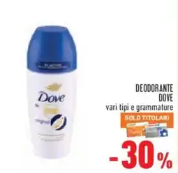 Conad Superstore Deodorante Dove offerta