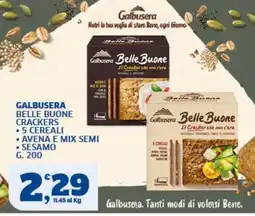Sigma Superstore Galbusera Belle Buone Crackers offerta