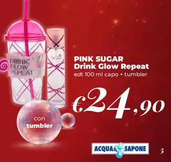 Pink Sugar Drink Glow Repeat