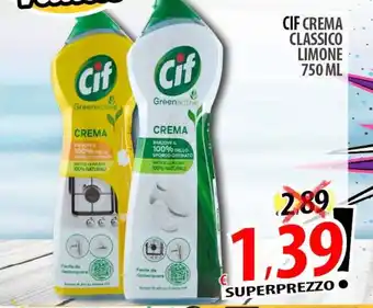 Cif Crema Classico Limone