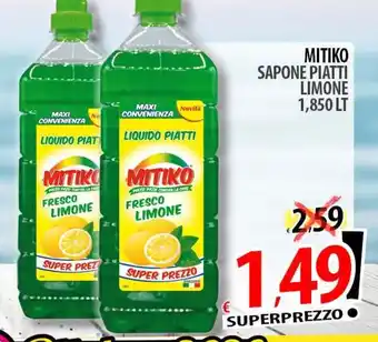 Mitiko liquido piatti fresco limone