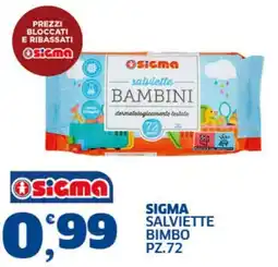 Sigma Superstore Sigma salviette bambini offerta