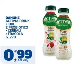 Sigma Superstore Danone Activia Drink Fibre e Probiotico Cereali Fragola offerta