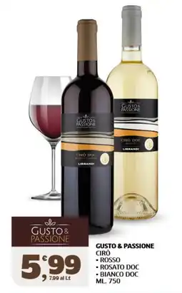 Sigma Superstore Gusto & Passione Cirò offerta
