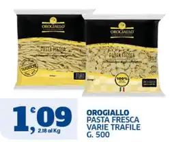 Sigma Superstore Orogiallo pasta fresca varie trafile offerta