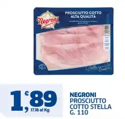 Sigma Superstore Negroni prosciutto cotto stella offerta