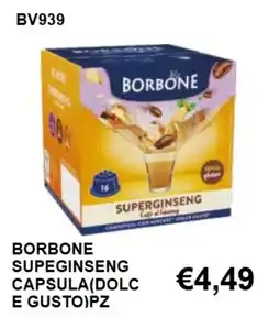 Italy Cash and Carry Borbone superginseng offerta
