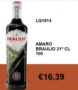 Italy Cash and Carry Amaro Braulio offerta