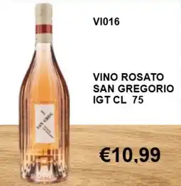 Italy Cash and Carry Vino rosato San Gregorio offerta
