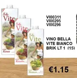 Italy Cash and Carry Vino Bella Vite Bianco offerta