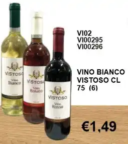 Italy Cash and Carry Vino Bianco Vistoso offerta